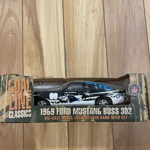 NIB ERTL Carolina Panthers 1969 Ford Mustang Boss 302 1:24 scale die-cast